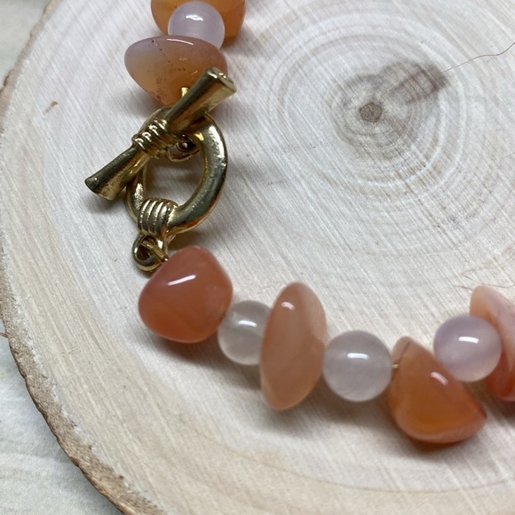 Peach Quartz Bracelet - Picture 2 of 3